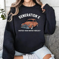 Generation X - Raised On Hose Water & Neglect Sweatshirt And Shirt, Sarcastic Gen X Shirt, Funny Quotes, Inspired Shirt, Nostalgic Gift, Funny Women Shirt