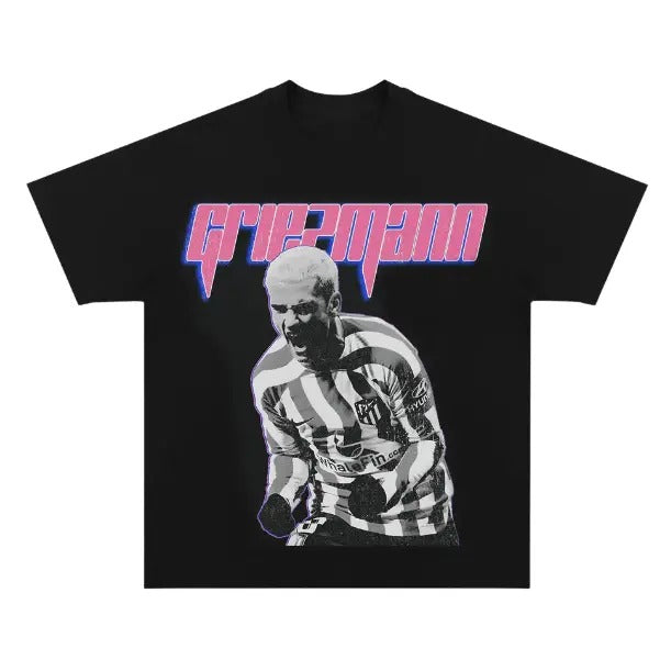 Griezmann Y2k T-Shirt, Griezmann Graphic Tees, Unisex Soccer Shirt, Sport Merch, Gift For Fan, Cotton comfort Menswear Womenswear Streetwear