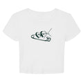 Heart Pin Y2K Cropped Graphic Summer T-Shirt