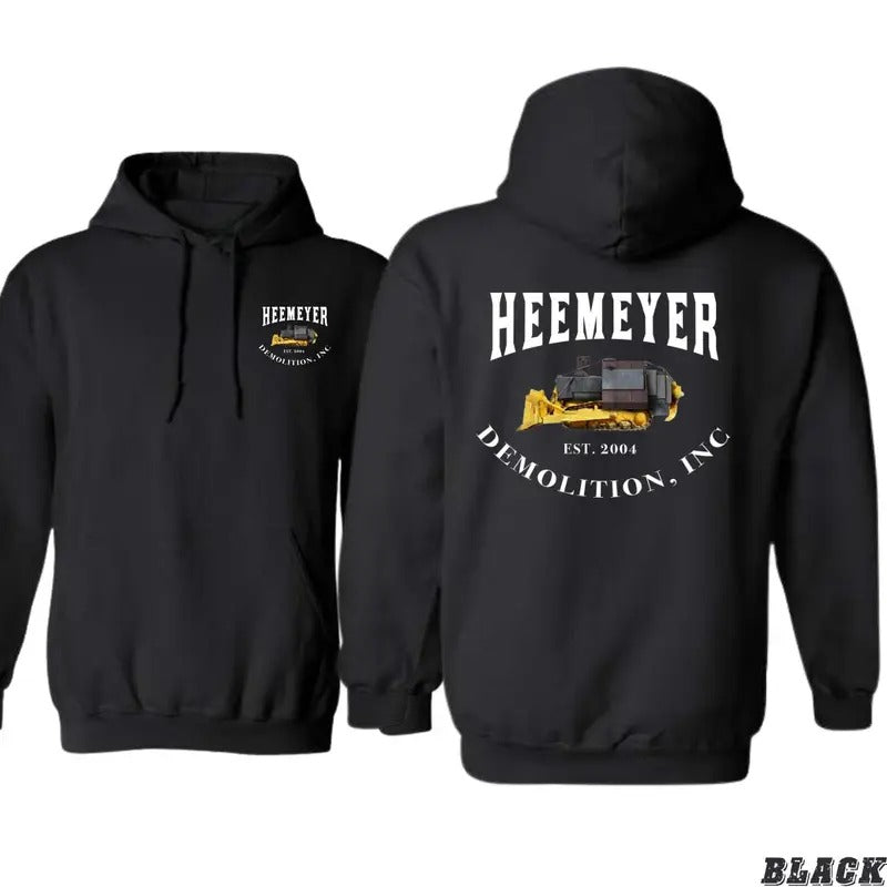 Heemeyer Demolition Hoodie, Bulldozer Design Hoodie, Trendy Hoodie for Men and Women , Street Life Style
