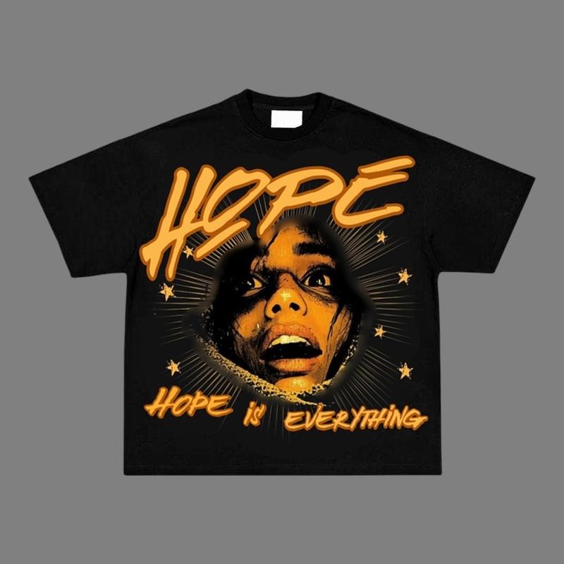 Hope is Everything Y2k Clothing T-Shirt Graphic Tee Vintage Merch for Men Women Top Streetwear
