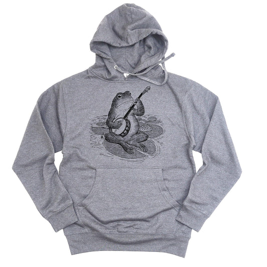 Unisex Country Frog Midweight Pullover Hoodie