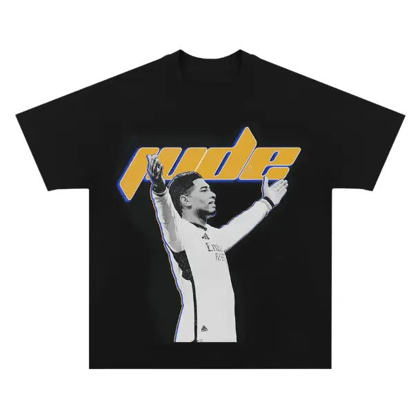 Jude Bellingham Y2k T-Shirt, Bellingham Vintage Graphic Tees, Unisex Soccer Shirt, Sport Merch, Gift For Fan, Cotton comfort Menswear Womenswear Streetwear