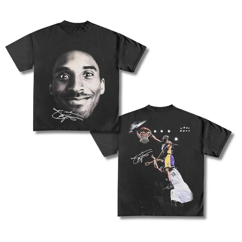 "Kobe > Dwight" Graphic Tee - Vintage Bootleg Menswear Top