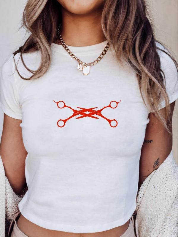 Kpop Demon Hunters Tiger Baby Tee - Trendy 90s Y2K Crop Top, Demon Hunter Tiger Inspired, Mira Pullover, Kpop Huntrix Pin,Jinu Manga Tee Athletic Fitted