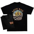 LAYIN' RAIL t-shirt, Gift for Dad, Gift for Mom, Gift for him, gift for her, birthday gift, Gift for friends, Y2k shirt, trendy design shirt,  viral shirt, graphic shirt