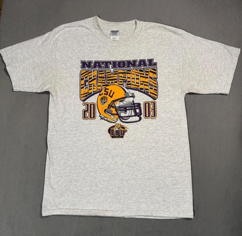LSU Louisiana State Tigers SEC Football Vtg Y2K Unisex T-shirt Sweatshirt Hoodie14