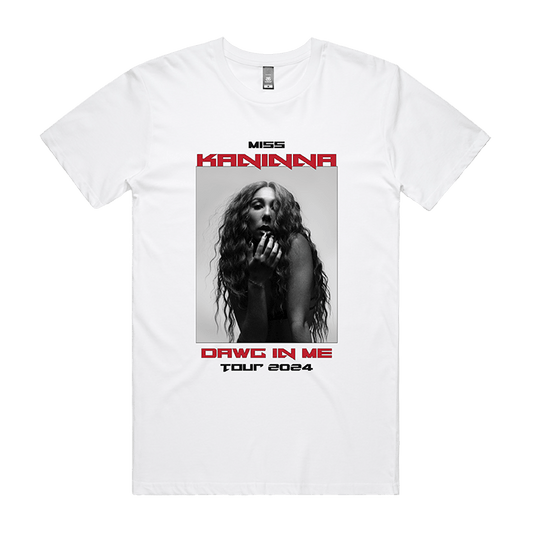 Miss Kaninna / Dawg In Me Tour Tee (White)
