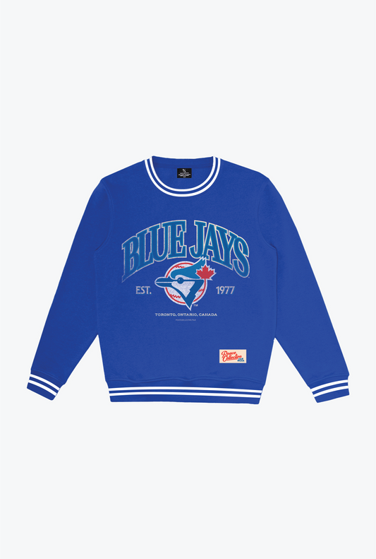 Toronto Blue Jays '92/93 Champions Heavyweight Crewneck - Royal