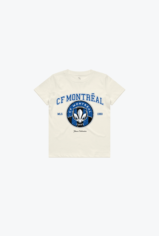 CF Montreal Vintage Washed Kids T-Shirt - Ivory