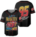 Mcquen Baseball Jersey, Lightning Mcqueen Shirt,Cars Shirt, Lightning Mcquen Car Shirt, Cars Birthday Boy Shirt