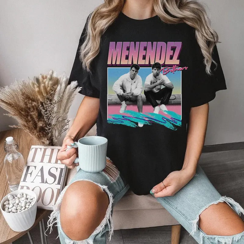 Menendez Brothers Shirt, Erik And Lyle Menendez Tee, True Crime Fan Gift, Retro Monster Shirt, Tv Show Tee, Unisex Short Sleeve Tee