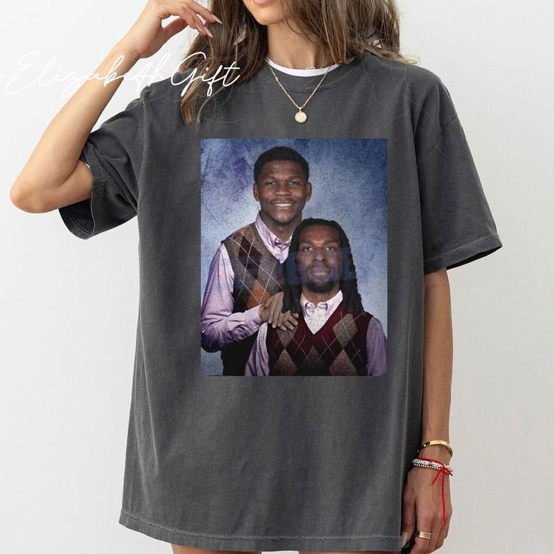 Naz Reid Anthony Edwards Minnesota Basketball Shirt, Timberwolves Step Bros Funny Gift , Minnesota Basketball Fan Gift