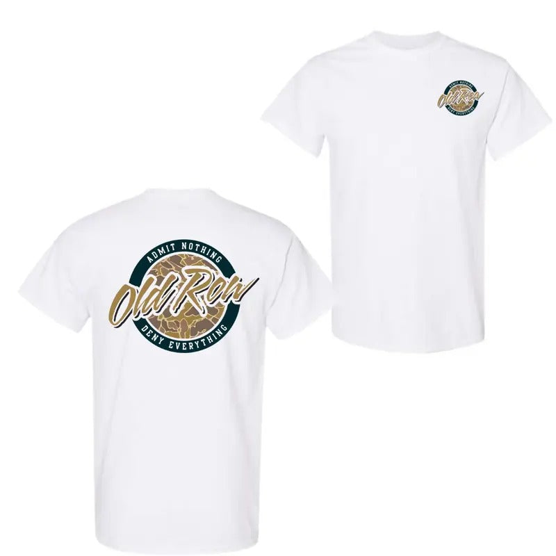 Old Row 80s Camo Circle Pocket T-Shirt Sweatshirt Hoodie, For Men And Women, Trendy Shirt