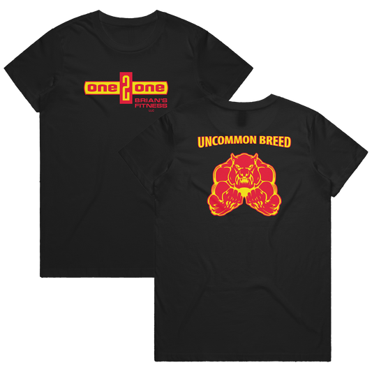 One 2 One Fitness - Uncommon Breed Women's Tee