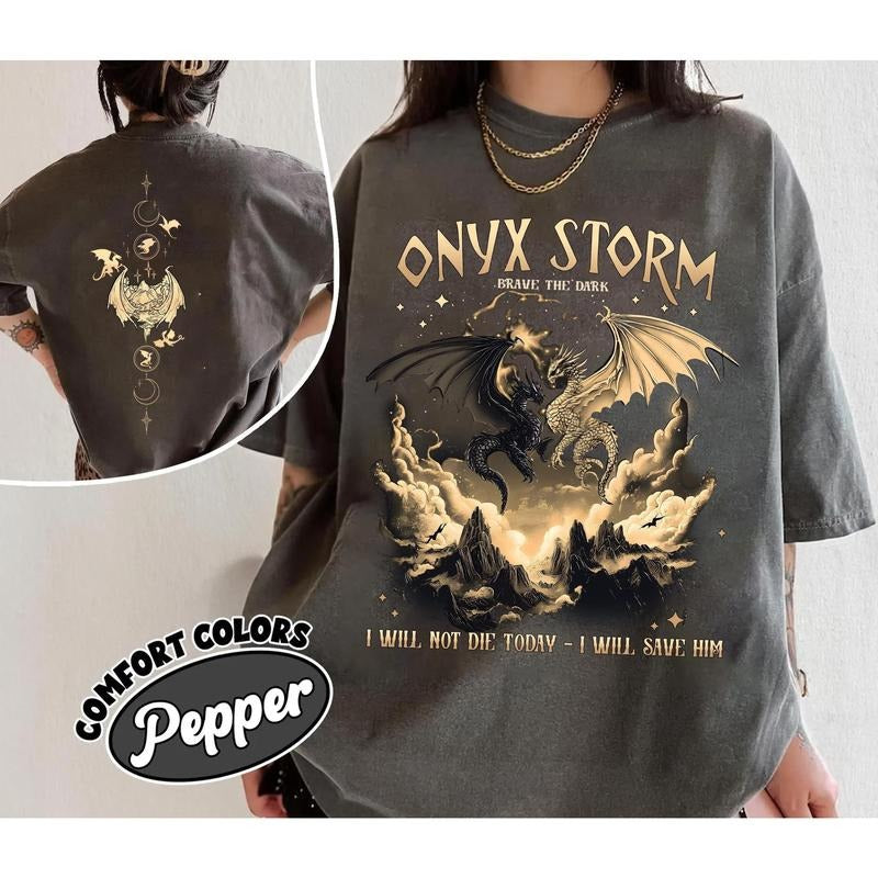 Onyx Storm Shirt, Fourth Wing Series Shirt, Violet Sorrengail Shirt, Fourth Wing T-shirt, Basgiath War College, I Will Save Him Tee