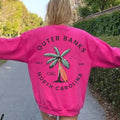 Outer Banks Sweatshirt Preppy Clothes Coconut Girl Aesthetic Vsco Clothes Y2K Sweats Trendy Surf Shop Aesthetic Beach Crewneck Vsco Girl