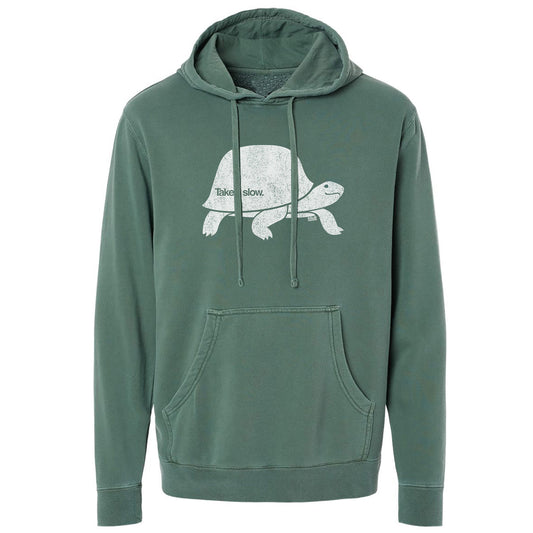 Unisex Take It Slow Vintage Wash Pullover Hoodie