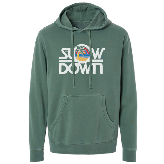 Unisex Slow Down Vintage Wash Pullover Hoodie