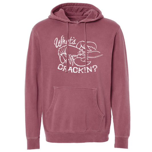 Unisex What's Crackin Vintage Wash Pullover Hoodie