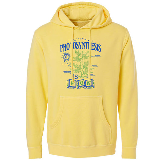 Unisex Photosynthesis is Fun Vintage Wash Pullover Hoodie