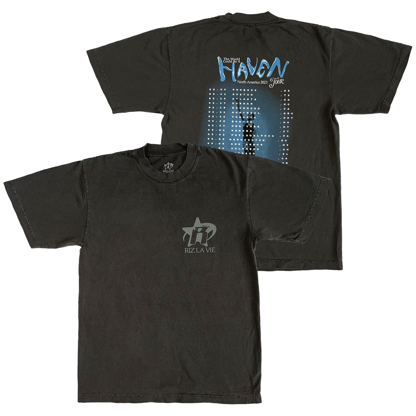 Haven Tour T-Shirt - Charcoal