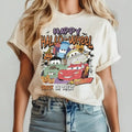 Retro Halloween Shirt, Halloween Car Shirt, Lightning Mcqueen Shirt, Halloween Family Trip Shirt, Trick Or Treat Shirt