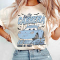 Retro Halloween Shirt, Halloween Car Shirt, Sally Carrera Car Shirt, Halloween Family Trip Shirt, Trick Or Treat Shirt, Mcqueen Cars Shirt Top Womenswear