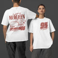 Retro Two Sided Lightning McQueeneee Shirt, Lightning McQueeneee Number Back, Piston Cup Tee,Cars Land Shirt,Cars Shirt