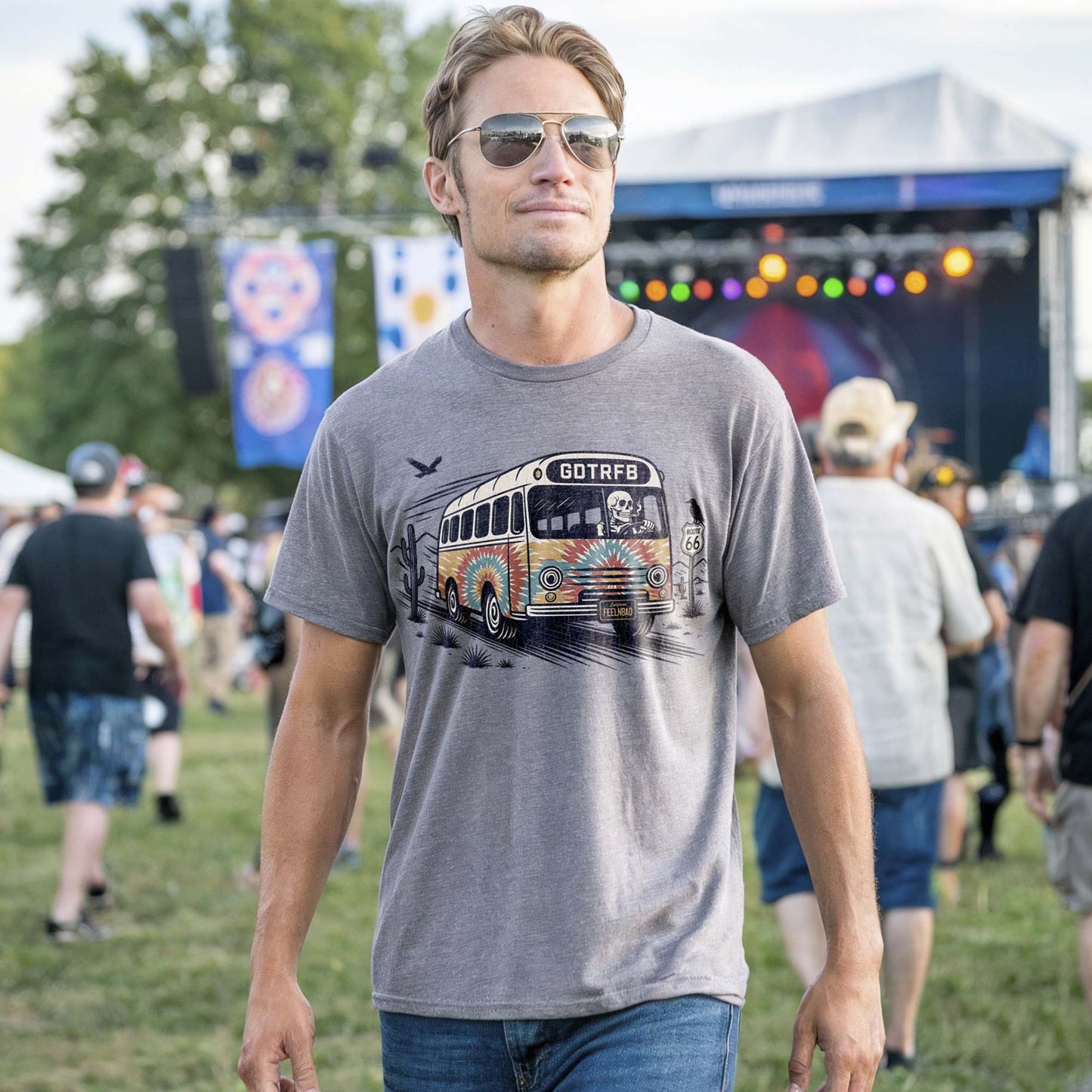 Going Down the Road Feeling Bad Signature T-Shirt