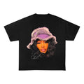 SZA SOS Tour Graphic Vintage Y2K Tee Shirt - Purple Butterfly Design Unisex Top Tee