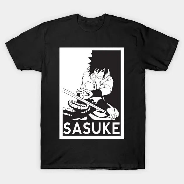 Sasuke anime T-Shirt, Japanese Anime Tees Unisex Tshirt T-Shirt Tee ALL SIZES