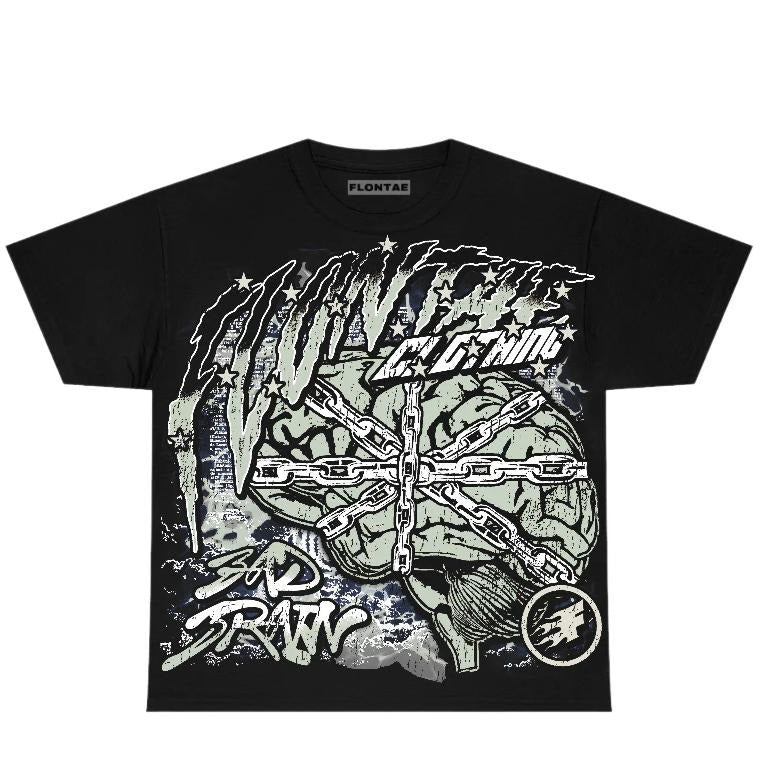 Seafoam 4s Flontae T-Shirt Bad Brain Graphic Tee Cotton Y2K Clothing Top Streetwear