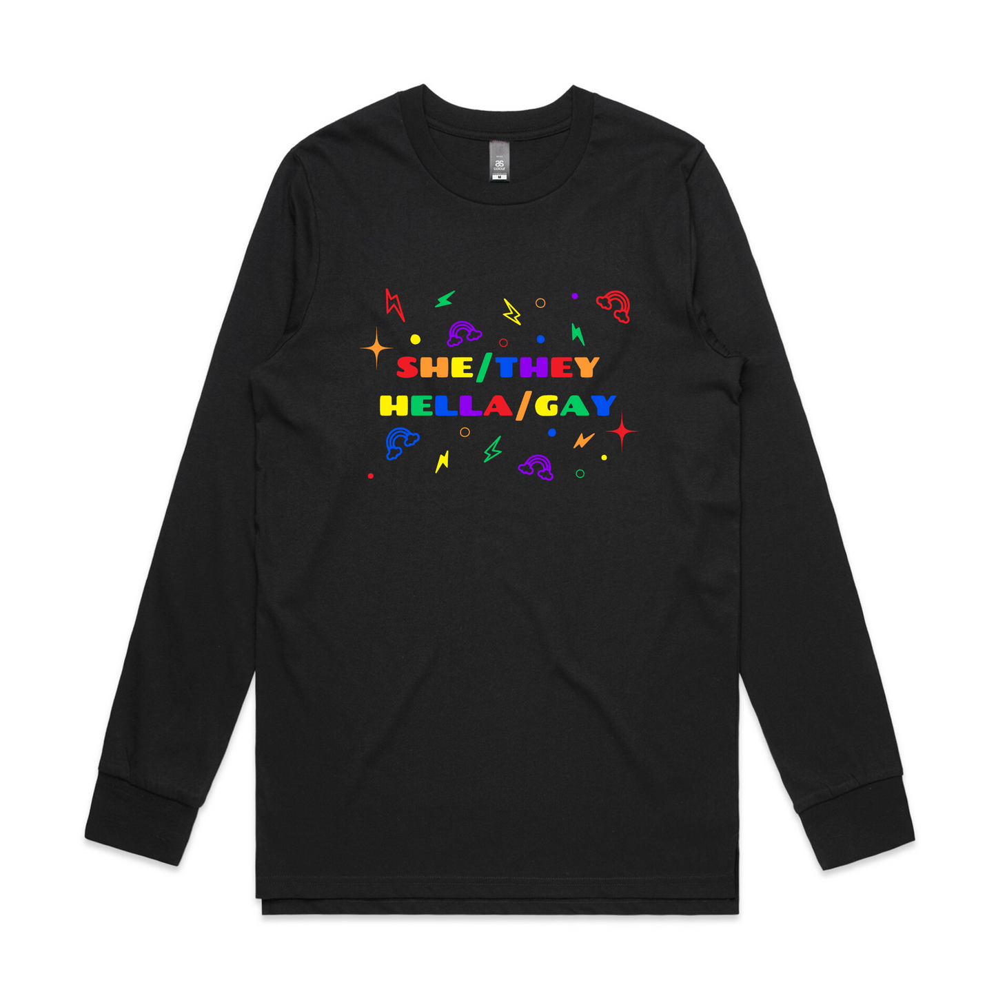 She/They Hella/Gay Tee