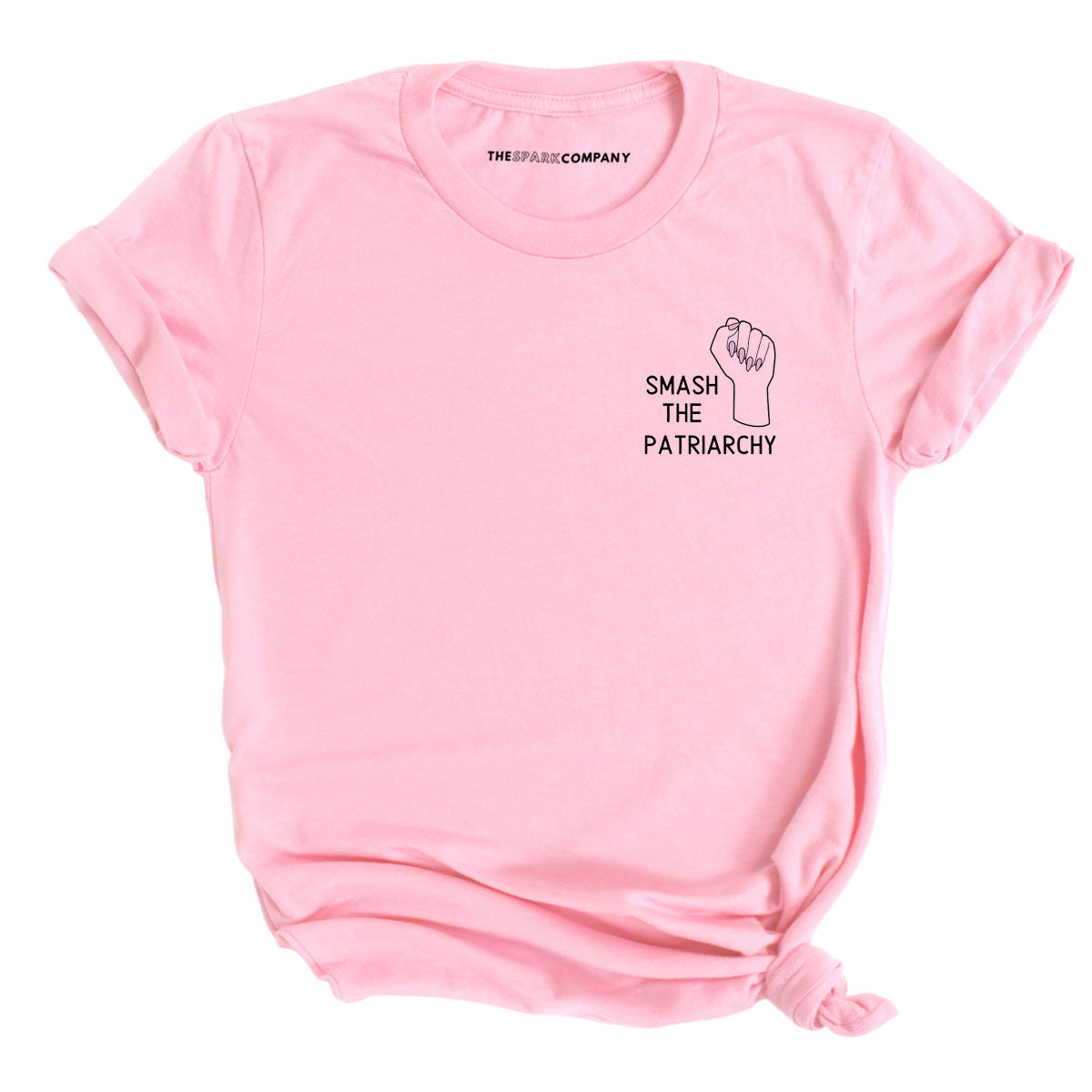 Smash The Patriarchy Embroidered T-Shirt