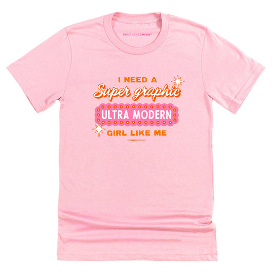 Super Graphic Ultra Modern Girl T-Shirt
