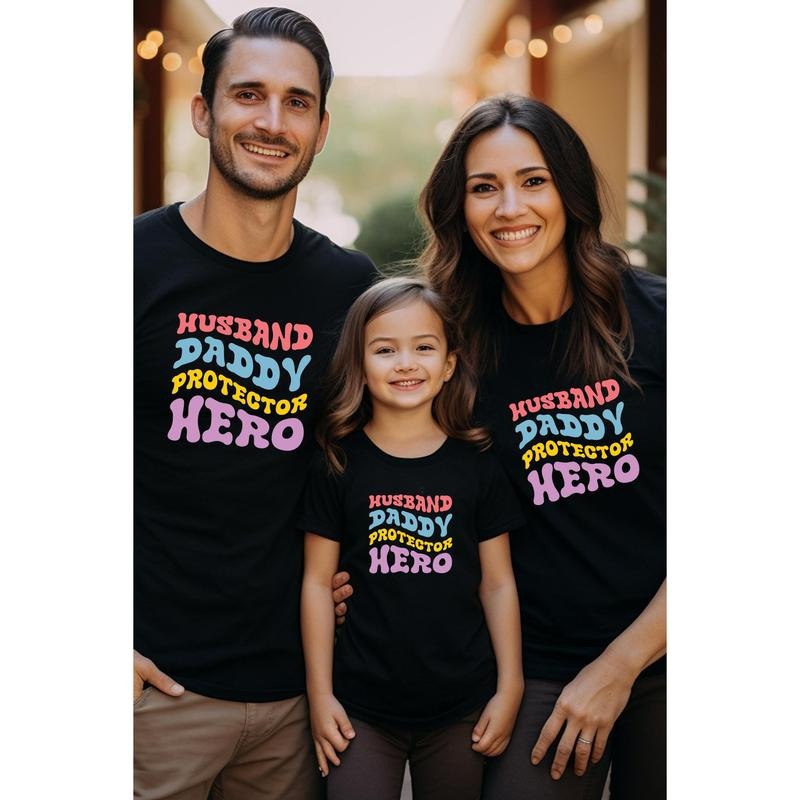 Husband Daddy Hero Shirt//T shirt/Hoodie/Sweater Dad Father's Day Happy Father's Day Father's Day Tee Daddy T-shirt Daddy Gift Father's Day Gift