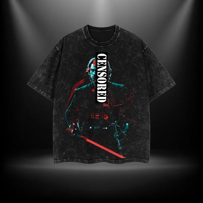 "TNF Chosen Straw hat pirates" Anakin Sith Lord Join TNF Dark Side Menswear Gift for movie fans Top Apparel Classic Oversized Seamless Simple Straight GA TNF Cotton designer shirts