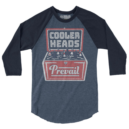 Unisex Cooler Heads 3/4 Sleeve Baseball Tee