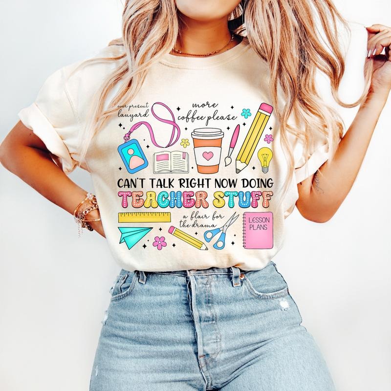 Teacher Stuff T-Shirt, Funny Teacher Quotes T-Shirt, Teacher Shirt Groovy Teacher T-Shirt, In My Teacher Era T-Shirt, Retro Teacher, Teacher Life