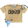 This is My Crop Top Western Cropped Shirt, Y2K Shirt, Political Activism, LGBTQ Rights, Free Speech, Feminist Shirt, Gift For Her