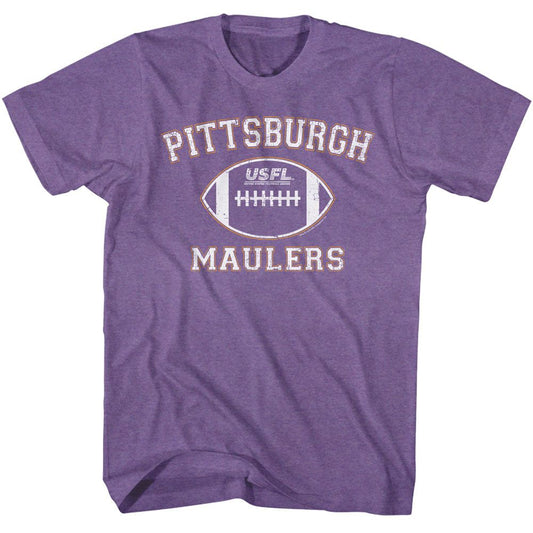 USFL - Rozier - American Classics - Heather Purple Adult Short Sleeve T-Shirt