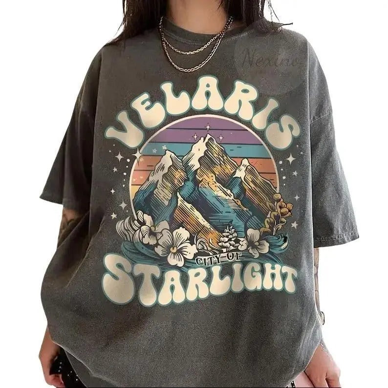 Velaris City of Starlight ACOTAR Shirt, The Night Court Shirt, Bookish Gift, Court of Thorns and Roses Shirt | SJM Merchstyle{n002}2