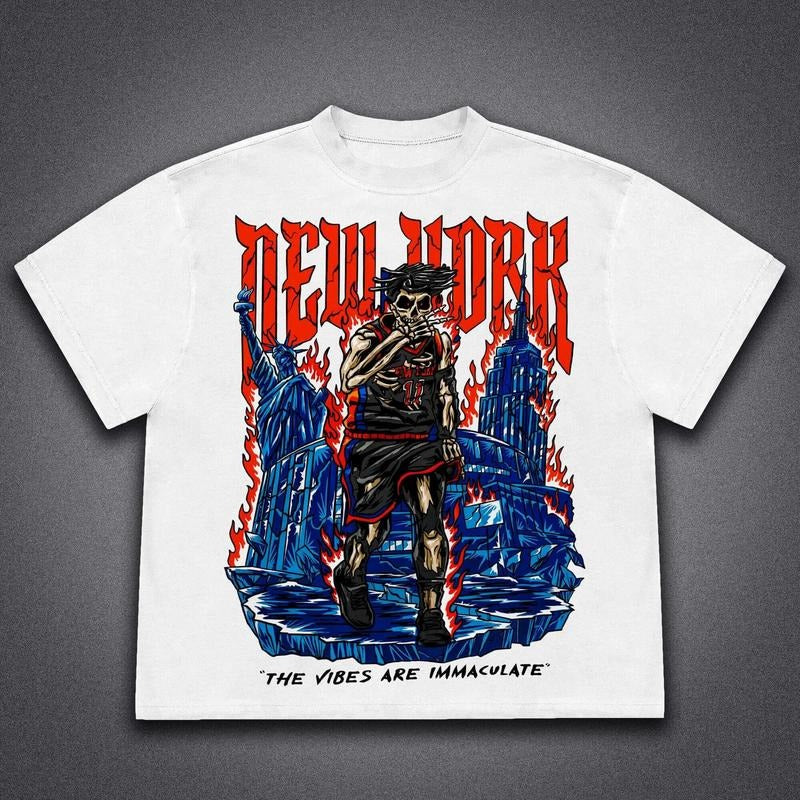 Vintage Jalen Brunson T-Shirt, New York Basketball Premium Heavyweight T-Shirt, Unisex Shirt, Gift For Him, Gift For Her