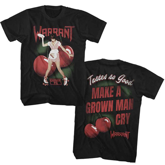 Warrant - Tastes So Good - American Classics - Solid Black Adult Short Sleeve T-Shirt