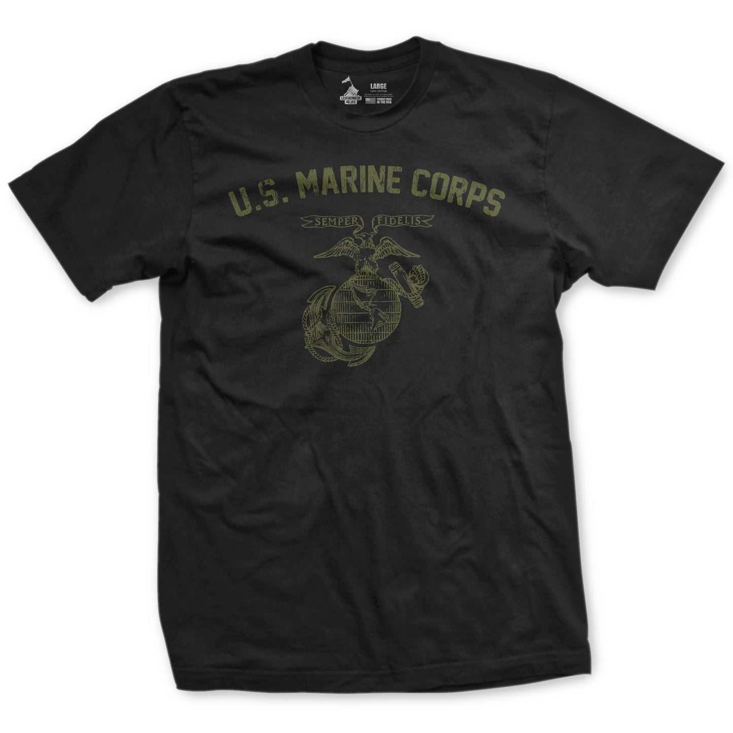 WW2 Vintage USMC Training T-Shirt Style001