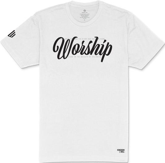 Worship T-Shirt (White & Black)