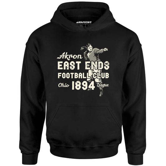 Akron East Ends - Ohio - Vintage Defunct Football Teams - Unisex Hoodie