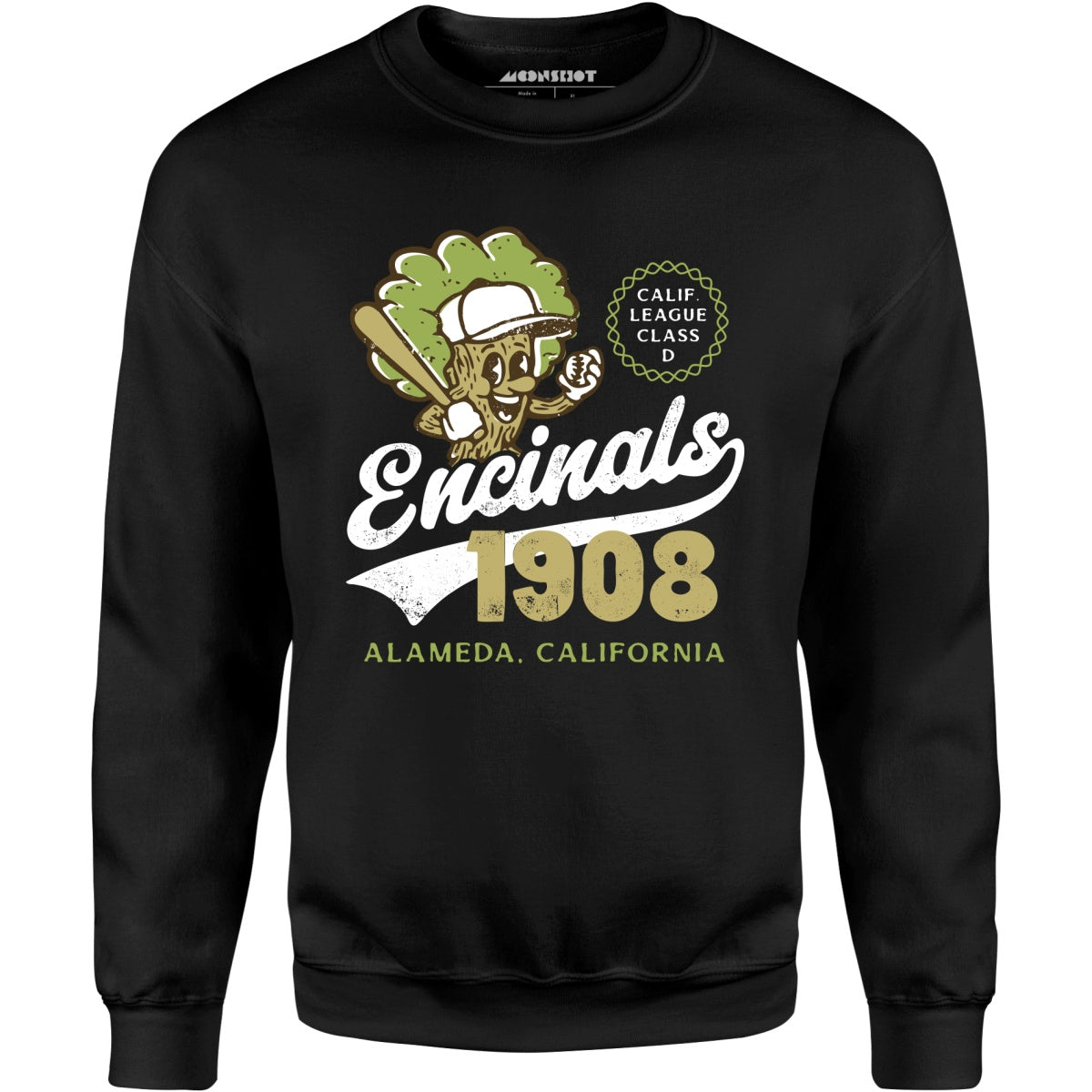 Alameda Encinals - California - Vintage Defunct Baseball Teams - Unisex Sweatshirt