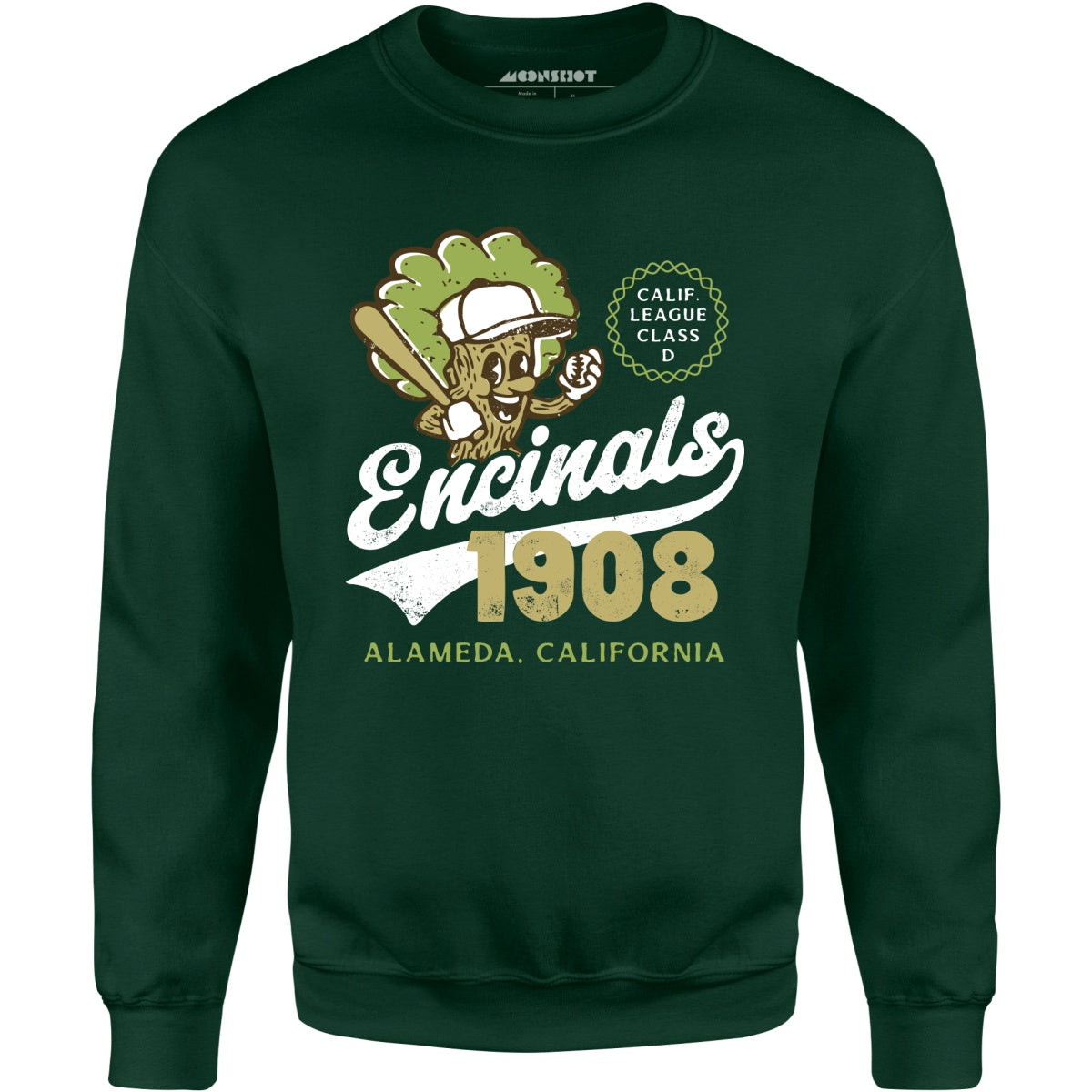 Alameda Encinals - California - Vintage Defunct Baseball Teams - Unisex Sweatshirt